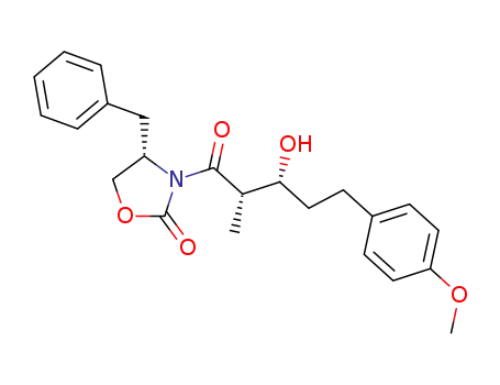 (S)-4-Benzyl-3-[(2S,3R)-3-hydroxy-5-(4-methoxy-phenyl)-2-methyl-pentanoyl]-oxazolidin-2-one