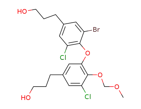 3-{3-bromo-5-chloro-4-[3-chloro-5-(3-hydroxy-propyl)-2-methoxymethoxy-phenoxy]-phenyl}-propan-1-ol
