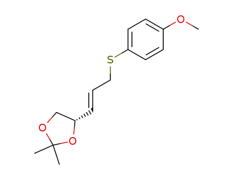 1,3-Dioxolane,
4-[(1E)-3-[(4-methoxyphenyl)thio]-1-propenyl]-2,2-dimethyl-, (4S)-