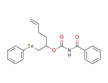 1-[(phenylseleno)methyl]pent-4-enylbenzoylcarbamate