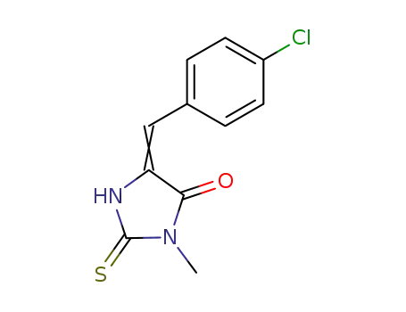 5-((4-Chlorophenyl)methylene)-3-methyl-2-thioxo-4-imidazolidinone