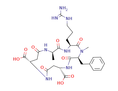 (2R,5S,8S,11S,15S)-8-Benzyl-5-(3-guanidino-propyl)-2,7-dimethyl-3,6,9,13,17-pentaoxo-1,4,7,10,14-pentaaza-cycloheptadecane-11,15-dicarboxylic acid