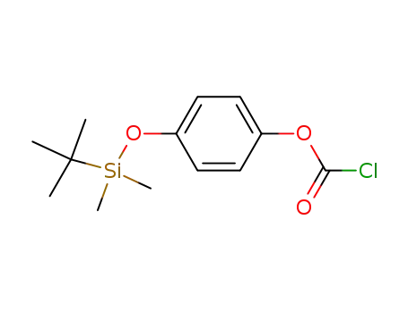 4-(tert-butyldimethylsilyloxy)phenoxycarbonyl chloride