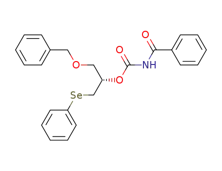 (1S)-2-(benzyloxy)-1-[(phenylseleno)methyl]ethylbenzoylcarbamate