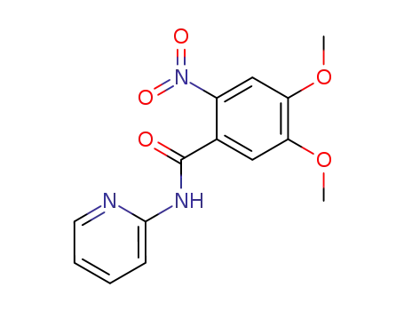 2-nitro-4,5-dimethoxy-N-pyridin-2-yl-benzamide