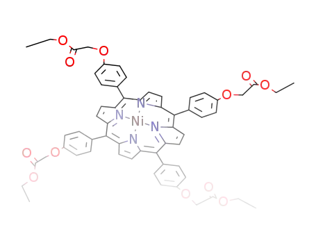 {meso-5,10,15,20-tetrakis{4-((ethoxycarbonyl)methoxy)phenyl}porphyrinato}nickel(II)