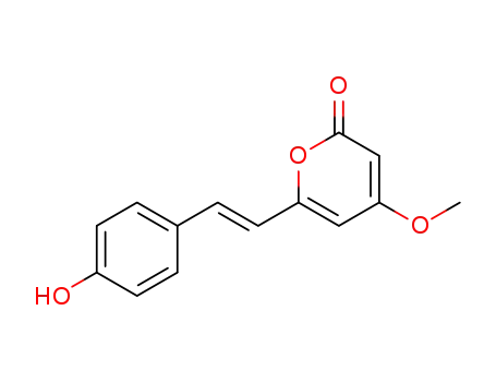 6-[(e)-2-(4-Hydroxyphenyl)ethenyl]-4-methoxypyran-2-one