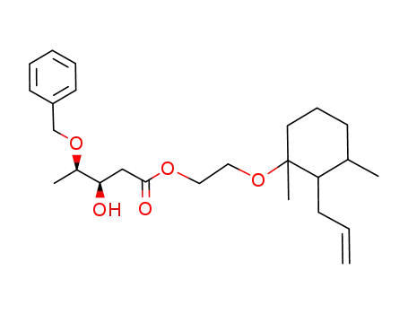 2-{[(1RS,2SR,3SR)-2-allyl-1,3-dimethylcyclohexyl]oxy}ethyl (3R,4R)-4-(benzyloxy)-3-hydroxypentanoate