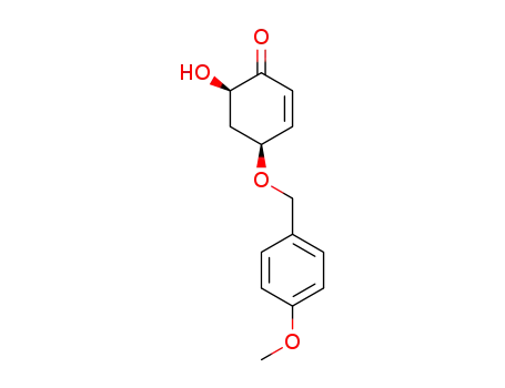 (4S,6R)-6-Hydroxy-4-(4-methoxy-benzyloxy)-cyclohex-2-enone