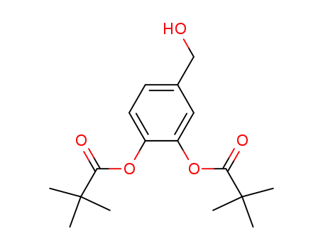 2,2-dimethyl-propionic acid 2-(2,2-dimethyl-propionyloxy)-5-hydroxymethyl-phenyl ester