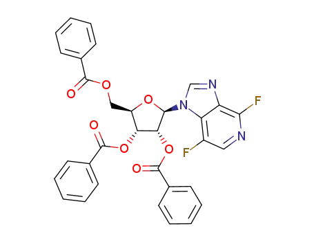 4,7-difluoro-1-(2,3,5-tri-O-benzoyl-β-D-ribofuranosyl)-imidazo[4,5-c]pyridine