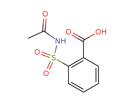 Molecular Structure of 849067-18-1 (N-acetyl-2-carboxy Benzenesulfonamide)