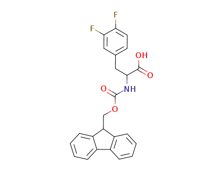 Molecular Structure of 198545-59-4 (FMOC-D-3,4-Difluorophe)