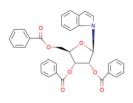 1-(2,3,5-tri-O-benzoyl-β-D-ribofuranosyl)-1H-indole