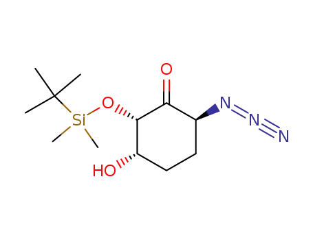 (2S,3S,6S)-6-azido-2-(tert-butyldimethylsilyloxy)-3-hydroxycyclohexan-1-one