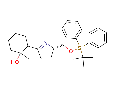 2-[5-(<i>tert</i>-butyl-diphenyl-silanyloxymethyl)-4,5-dihydro-3<i>H</i>-pyrrol-2-yl]-1-methyl-cyclohexanol
