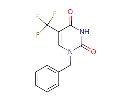 Molecular Structure of 98406-57-6 (1-benzyl-5-trifluoromethyluracil)