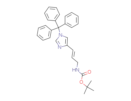 [3-(1-trityl-1<i>H</i>-imidazol-4-yl)-allyl]-carbamic acid <i>tert</i>-butyl ester