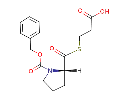 (S)-2-(2-Carboxy-ethylsulfanylcarbonyl)-pyrrolidine-1-carboxylic acid benzyl ester