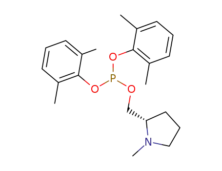 bis(2,6-dimethylphenyl) [(2S)-1-methylpyrrolidin-2-yl]methyl phosphite