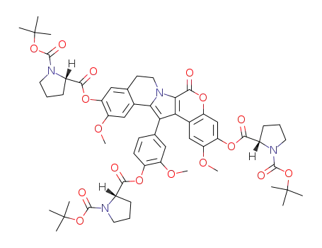 C<sub>58</sub>H<sub>68</sub>N<sub>4</sub>O<sub>17</sub>
