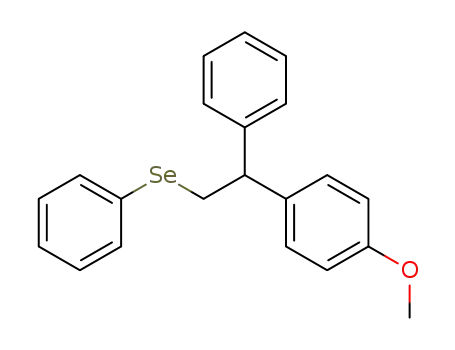 2-(p-methoxyphenyl)-2-phenylethyl phenyl selenide
