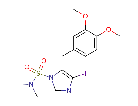 5-(3,4-dimethoxybenzyl)-1-dimethylsulfamoyl-4-iodoimidazole