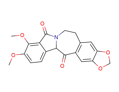 9,10-dimethoxy-5H-[1,3]dioxolo[4'',5'':4',5']benzo[1',2':4,5]azepino[2,1-a]isoindole-8,13(6H,12bH)-dione