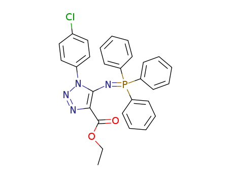 1-(4-Chlorophenyl)-5-[(triphenylphosphoranylidene)amino]-1H-1,2,3-triazole-4-carboxylic acid ethyl ester
