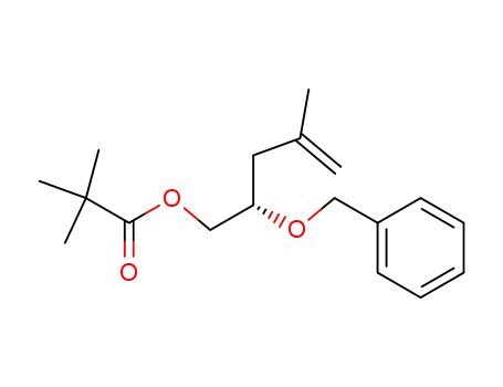(2S)-2-benzyloxy-4-methylpent-4-enyl-2,2-dimethylpropionate