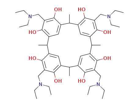 4,6,10,12,16,18,22,24-Octahydroxy-2,8,14,20,-tetramethyl-5,11,17,23-tetra(diethylaminomethyl)calix[4]arene