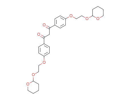1,3-bis-{4-[2-(tetrahydropyran-2-yloxy)ethoxy]phenyl}-propane-1,3-dione