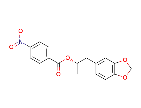 4-Nitro-benzoic acid (S)-2-benzo[1,3]dioxol-5-yl-1-methyl-ethyl ester