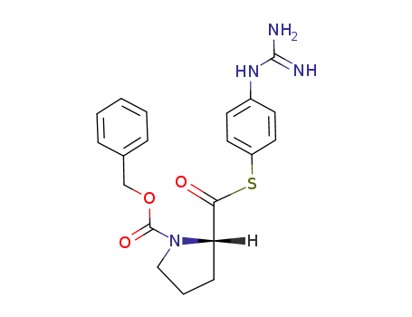 (S)-2-(4-Guanidino-phenylsulfanylcarbonyl)-pyrrolidine-1-carboxylic acid benzyl ester