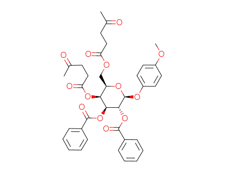 4-methoxyphenyl 2,3-di-O-benzoyl-4,6-di-O-levulinoyl-β-D-galactopyranoside