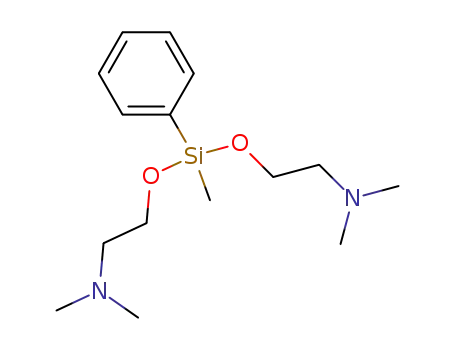 Molecular Structure of 76710-51-5 (bis[2-(dimethylamino)ethoxy](methyl)(phenyl)silane)