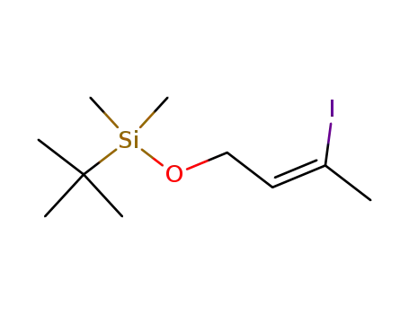 Molecular Structure of 148802-00-0 ((Z)-1-(tert-butyldimethylsilyloxy)-3-iodo-3-methylprop-2-ene)