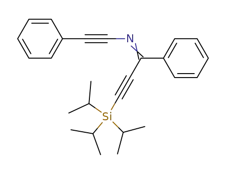 Ethynamine,
2-phenyl-N-[1-phenyl-3-[tris(1-methylethyl)silyl]-2-propynylidene]-