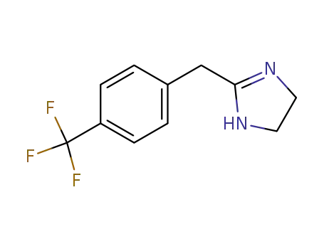 Molecular Structure of 3038-60-6 (2-(p-Trifluoromethylbenzyl)-2-imidazoline)