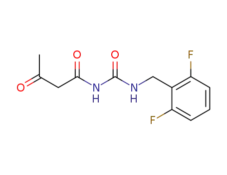 Butanamide, N-[[[(2,6-difluorophenyl)methyl]amino]carbonyl]-3-oxo-