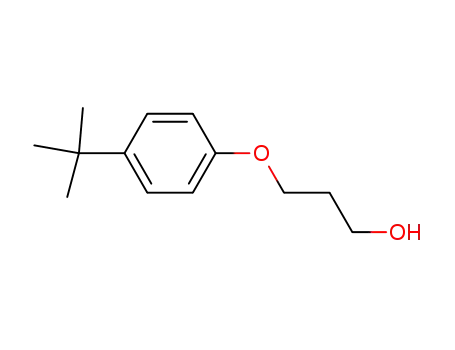 Molecular Structure of 5892-03-5 (3-(4-TERT-BUTYLPHENOXY)PROPAN-1-OL)