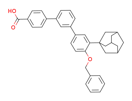 3-adamantan-1-yl-4-benzyloxy-[1,1';3',1'']terphenyl-4''-carboxylic acid