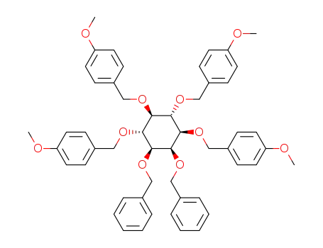 1,2-O-dibenzyl-3,4,5,6-O-tetra-(4'-methoxybenzyl)-D-myo-inositol