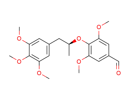 3,5-dimethoxy-4-{[1-(3,4,5-trimethoxyphenyl)propan-2-yl]oxy}benzaldehyde