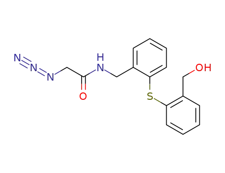 Acetamide, 2-azido-N-[[2-[[2-(hydroxymethyl)phenyl]thio]phenyl]methyl]-