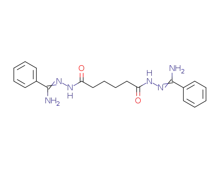 Molecular Structure of 126743-36-0 (Hexanedioic acid, bis[2-(iminophenylmethyl)hydrazide])