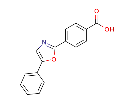 Molecular Structure of 108783-73-9 (Benzoic acid, 4-(5-phenyl-2-oxazolyl)-)