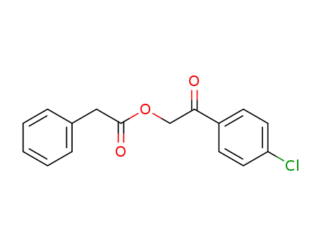 Molecular Structure of 98078-06-9 (2-(4-chlorophenyl)-2-oxoethyl 2-phenylacetate)