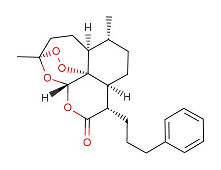 (+)-octahydro-3,6α-dimethyl-3,12-epoxy-9α-(3'-phenylpropyl)-12H-pyrano [4,3j]-1,2-benzodioxepin-10(3H)-one