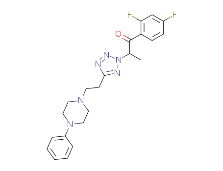 1-(2,4-difluorophenyl)-2-(5-{2-[4-phenyl-piperazin-1-yl]ethyl}tetrazol-2-yl)propan-1-one